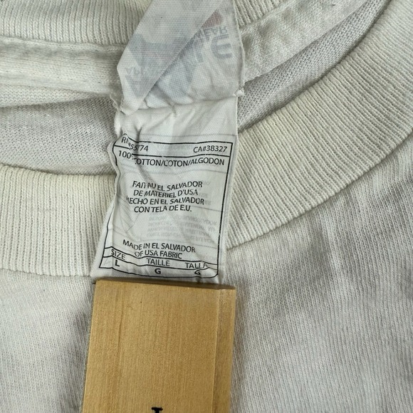 Vintage Alstyle Shirt Men L White Code of‎ the Street 8804 Lupe 11 Graffiti Tee - Picture 5 of 10